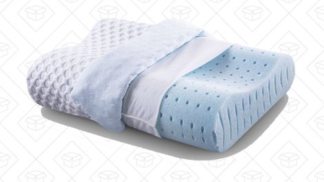 Comfort & Relax Ventilated Memory Foam Contour Pillow | $16 | Amazon | BUYCRM70